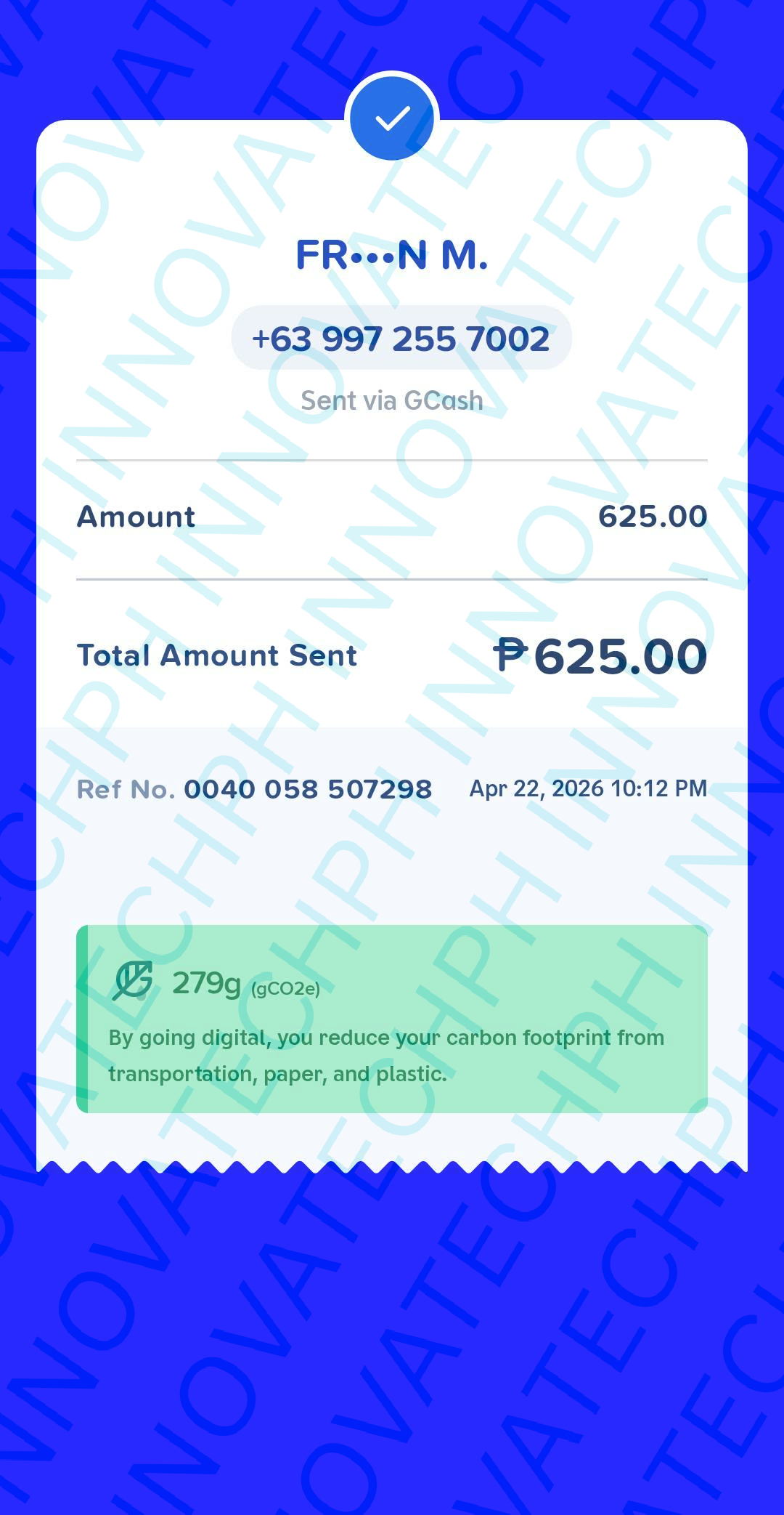 Receipt Proof