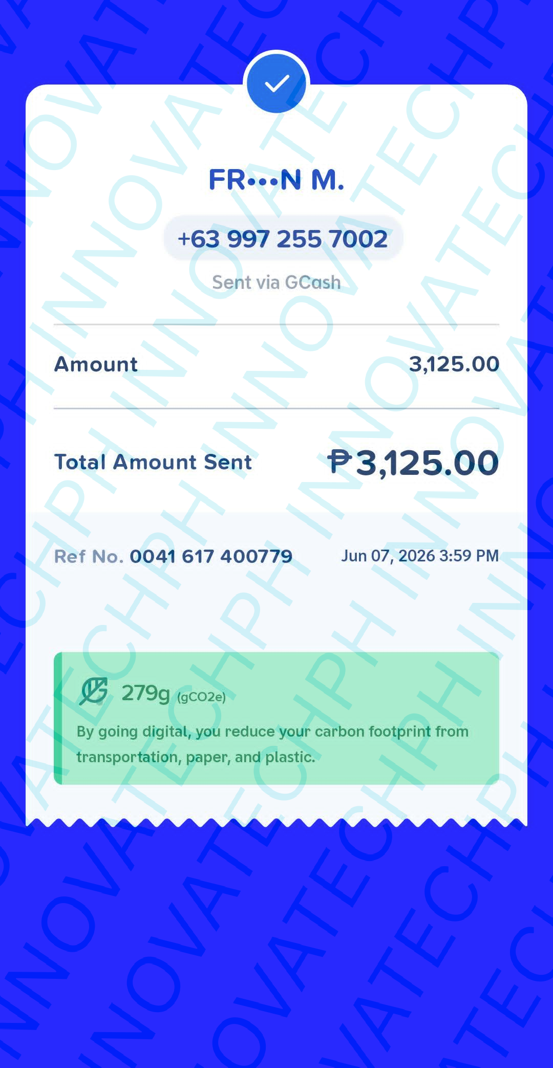 Receipt Proof