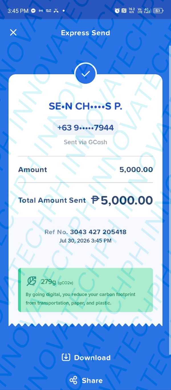 Receipt Proof