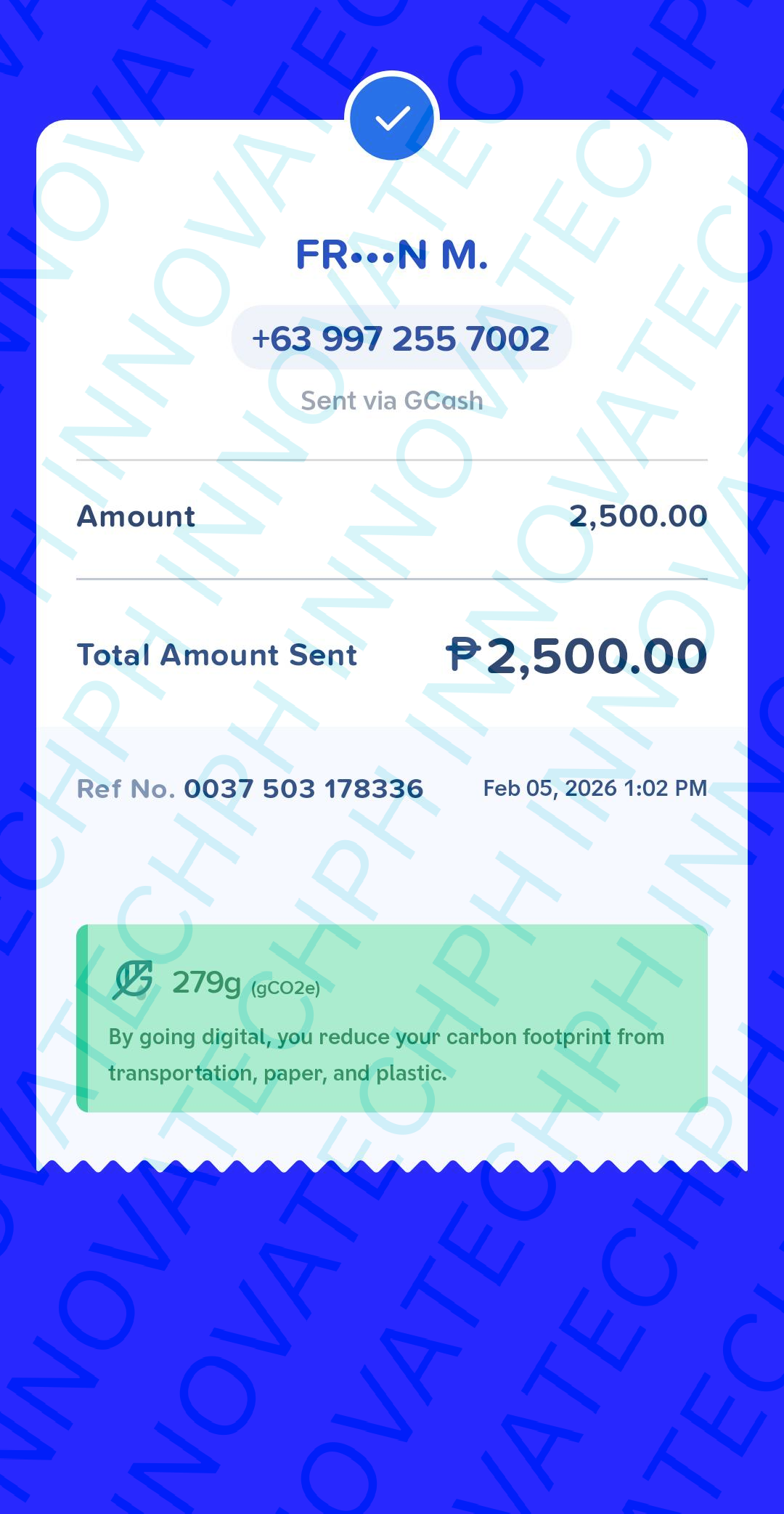Receipt Proof