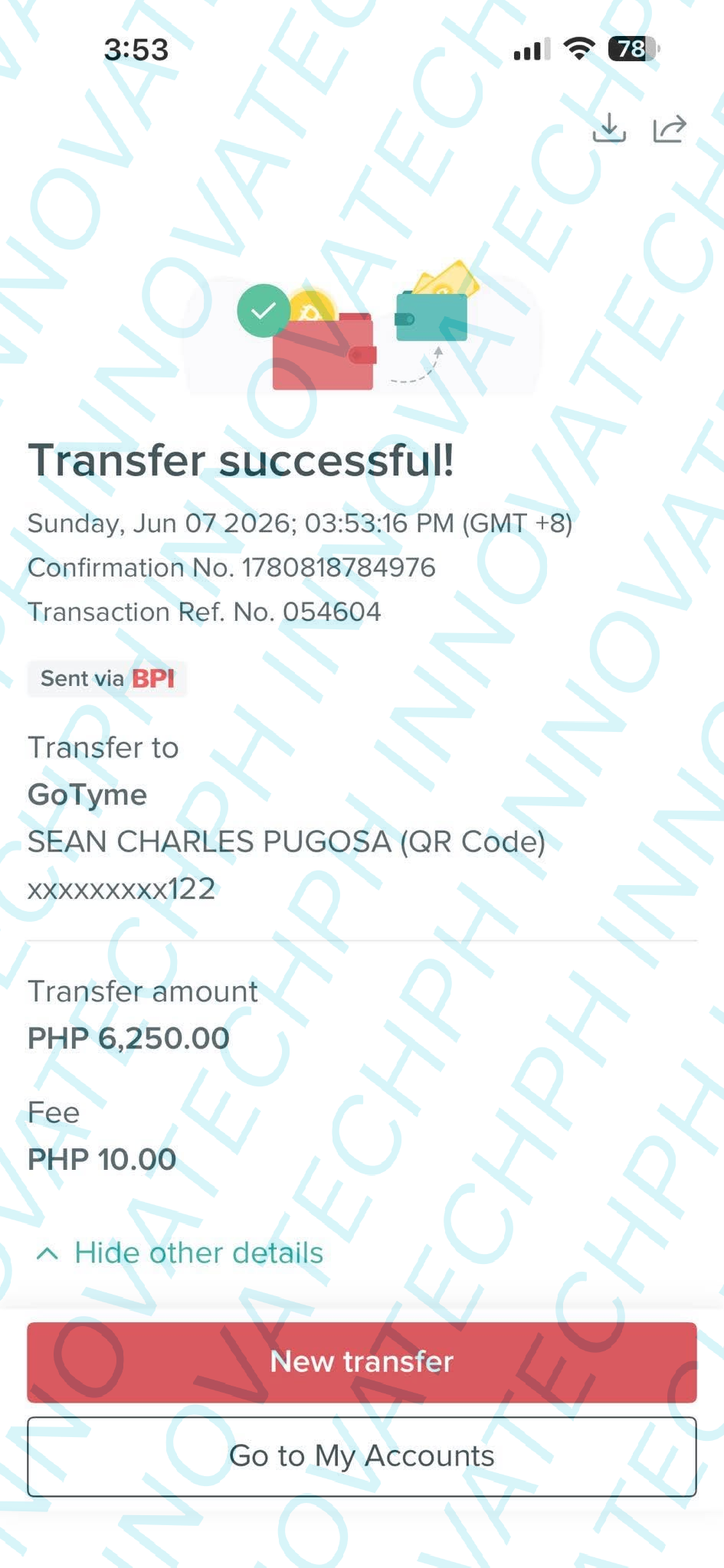 Receipt Proof