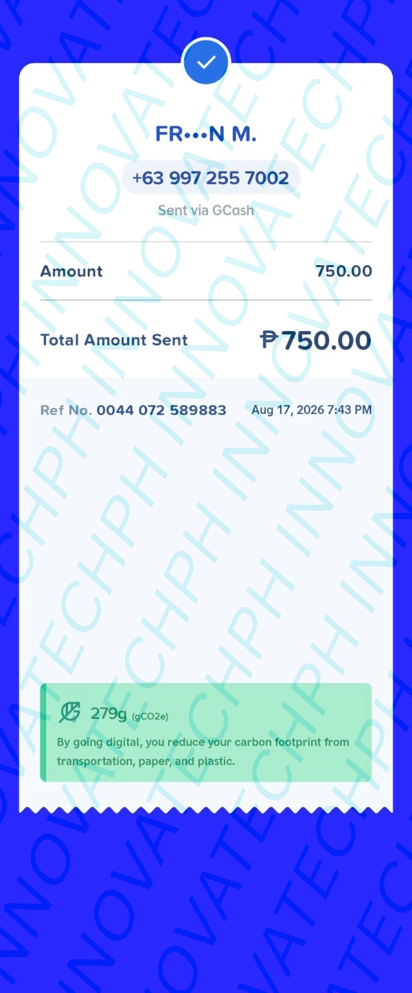 Receipt Proof