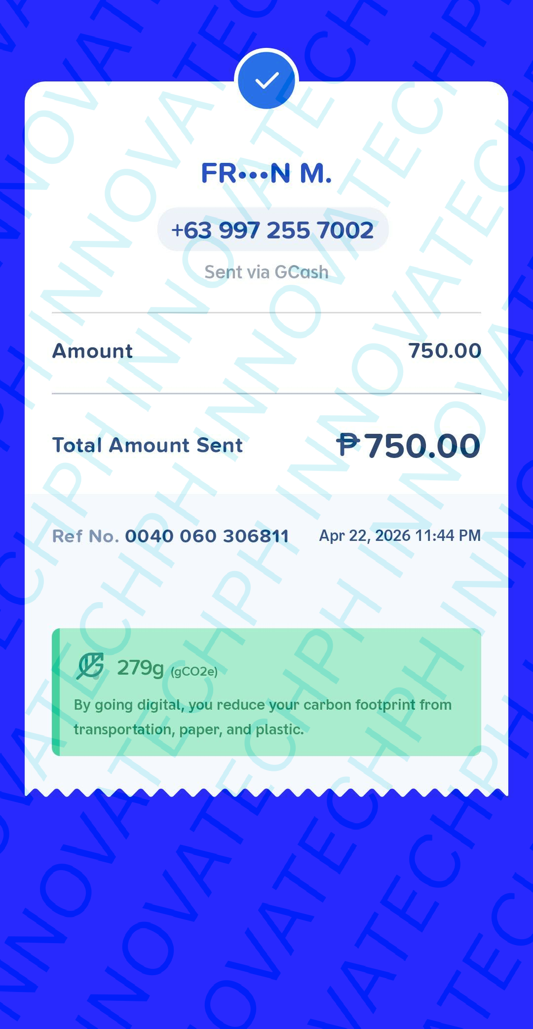 Receipt Proof