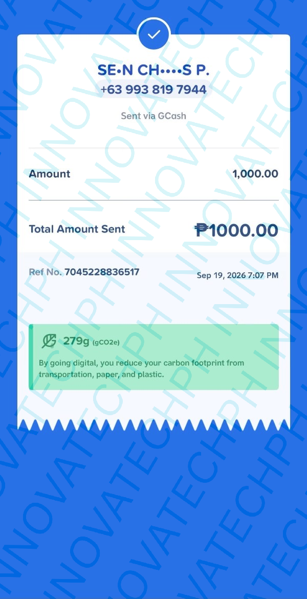 Receipt Proof